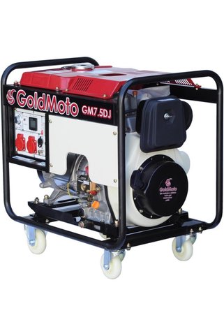 gold moto GoldMoto GM7.5DJ Dizel Marşlı Jeneratör 7.5 KW Monofaze