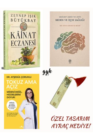 Kronik Kitap Kainat Eczanesi-Beden ve - Tokuz Ama Açız 3'lü SET (AYRAÇ HEDİYELİ!)
