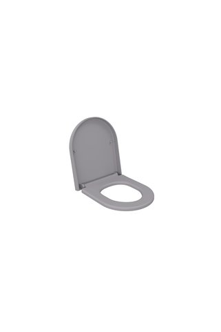 Bocchi Pure S Kısa Klozet Kapağı Mat Gri A0302-006