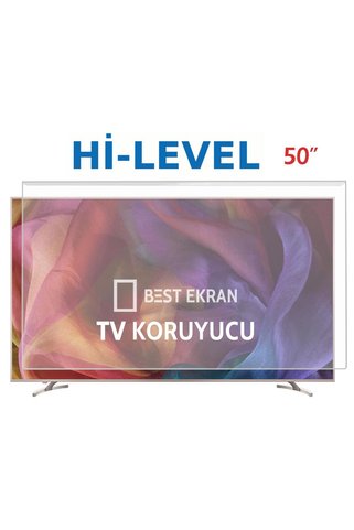 Hi-Level 50" inç 127 Ekran Tv Ekran Koruyucu Paneli