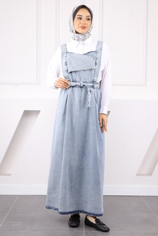 İmajButik Mavi Bel Kuşaklı Jile