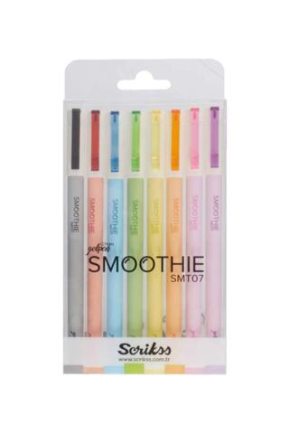 Scrikss Roller Kalem Smoothie Jel 8 Li Blister Smt07