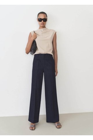 MANGO Woman Wideleg Pantolon