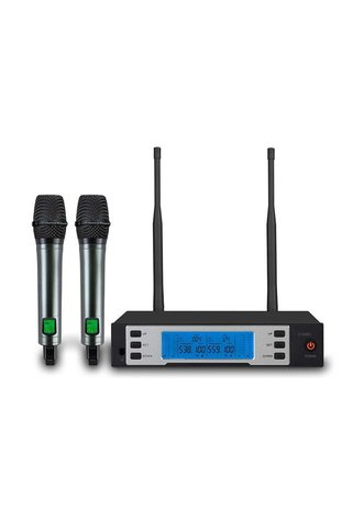 Camimarket C-2200ee Uhf Kablosuz Çift El Mikrofonu