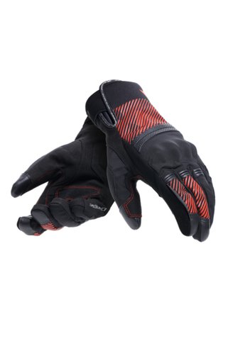 Dainese Eld/ Fulmıne D-dry-gloves Black/black/ Red