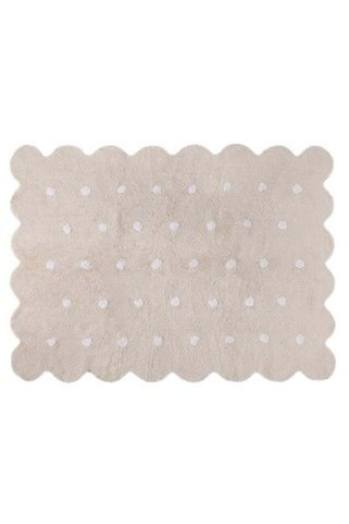 Lorena Canals Galleta Benekli Bej 120x160 cm Halı
