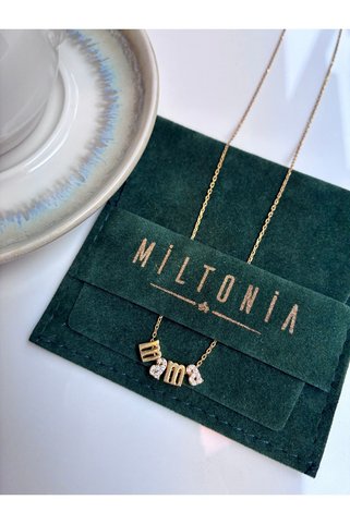 Miltonia Mama (Anne) 925s Gümüş Kolye Anneler Günü Hediyesi