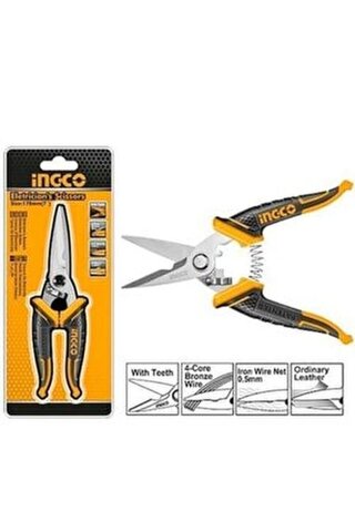 Ingco Endüstriyel Elektrikci Makası 178mm