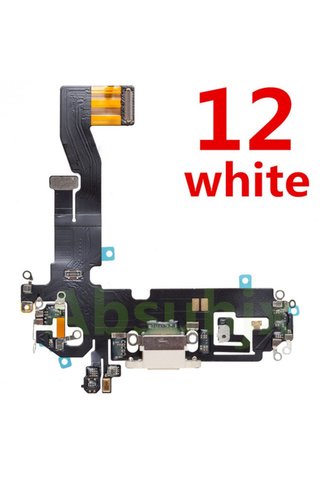 indirimplus iPhone 12 FULL Şarj Soketi (BEYAZ)