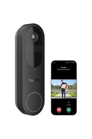 Hızlı Stok REOLINK 4MP WIFI Dorbell Bataryalı Kapı Zili PoE