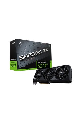 MSI GeForce RTX 5070 TI 16G SHADOW 3X OC GDRR7 256Bit DX12 Gaming (Oyuncu) Ekran Kartı