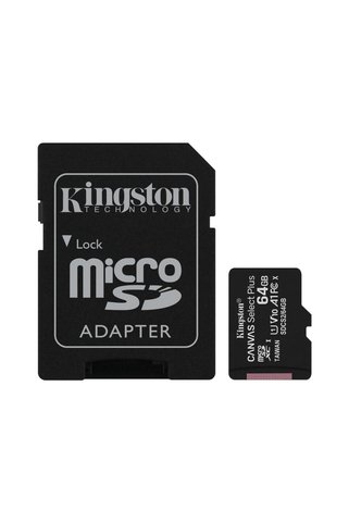 Kingston SDCS2-64GB 64GB micSDXC Canvas Select Plus 100R A1 C10 Card + ADP Hafıza Kartı