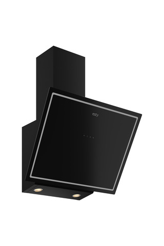 Esty 3457 Skylıne Siyah 60 Cm Duvar Tipi Dekoratif Davlumbaz
