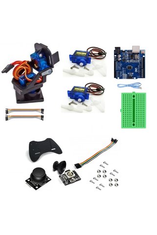 Arduino Emes Robotik Kamera Pan Tilt Ve Joystick Seti