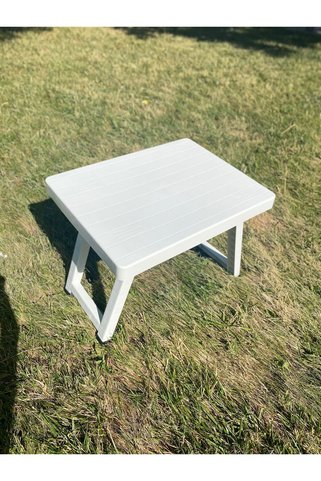 ERÇELİK TİCARET Küçük Katlanır Sehpa 52x40x40 cm Taşınabilir Çok Amaçlı Sehpa