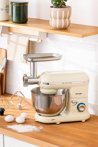 Emsan Bella Gusto Comfort Stand Mikser Krem 1300W 5,5L