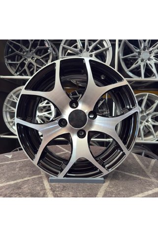Emr 14 inç 4x108 Fiesta Uyumlu Siyah Elmas Kesim Jant Modeli (4 Adet)
