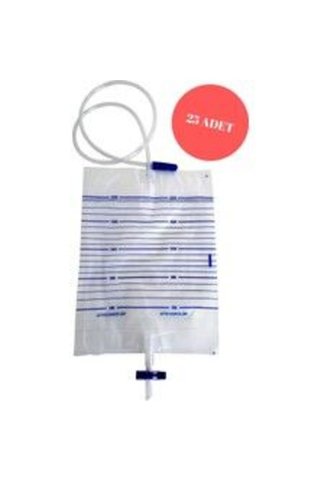 Medikaltec T Musluklu İdrar Torbası 2000 ml 25'li Paket
