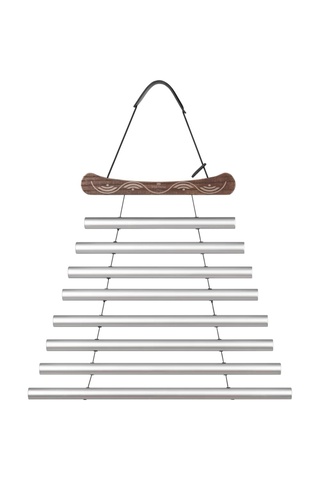 MEINL Sonic Energy MFC8CSHMIS 432 Hz, 24" / 60 Cm 8 Notes C# Minor Meditation Flow Chime (Gümüş))