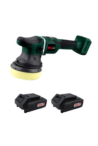KLPRO KLPS18B-20 18V/2.0AH Li-Ion Çift Akülü Kömürsüz 125MM Profesyonel Polisaj Makinesi