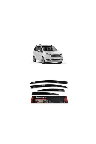 SUNPLEX CAM RÜZGARLIĞI FORD TOURNEO COURİER 2014-2021 ÖN-ARKA Sport Style