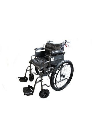 FUHASSAN FH3XL BARİATRİK - KATLANABİLİR - 58CM GENİŞİLİĞİNDE MANUEL TEKERLEKLİ SANDALYE