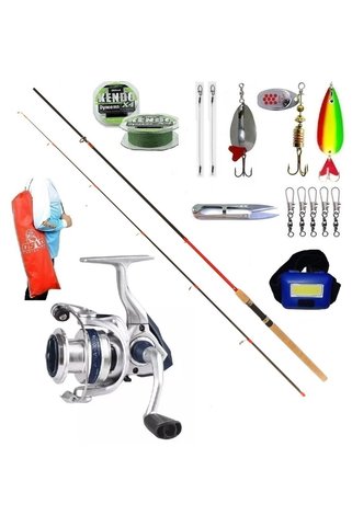 Oslo Okuma Aria-C4000a 270cm 10-35gr Remixon Red Zoom Karbon Turna Spin Olta Takımı Seti