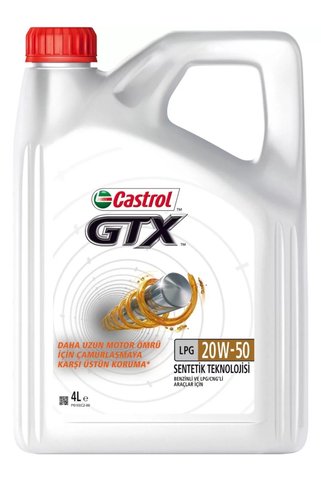 CASTROL Gtx Lpg 20w-50 4 Litre Motor Yağı
