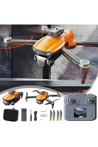 SIGHTZER ÇİFT KAMERA VE BATARYALI DRONE EKRANLI UZAKTAN KUMANDA APP DESTEKLİ QUADCOPTER TEK TUŞ İNİŞ KALKIŞ