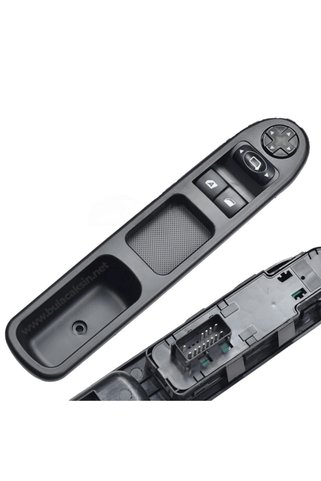 SIEGEN Peugeot 207 2006-2012 ile uyumlu Sol Ön İkili Cam Açma Düğmesi Anahtarı