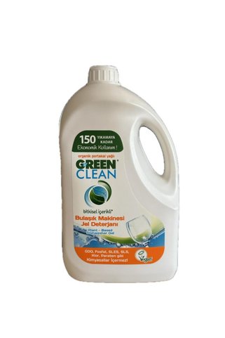 Green Clean Portakal Yağlı Bitkisel Bulaşık Makinesi Jel Deterjanı 3000 ml