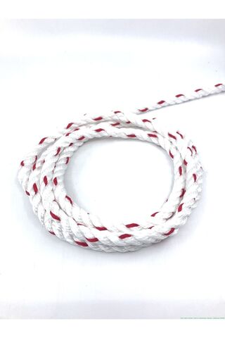 DEPO27 BEYAZ - 12 Mm Yüzen Üçkol Halat 50 Metre
