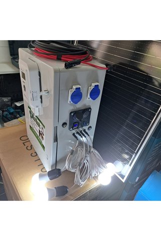 Wolnur 1 kw Taşınabilir güneş enerjili solar paket lifopo4 lityum paket