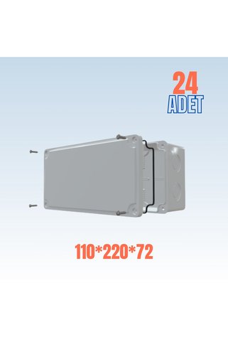 sebox Sıva Üstü Kare Buat Kutu 110x220x72 (24 Adet)