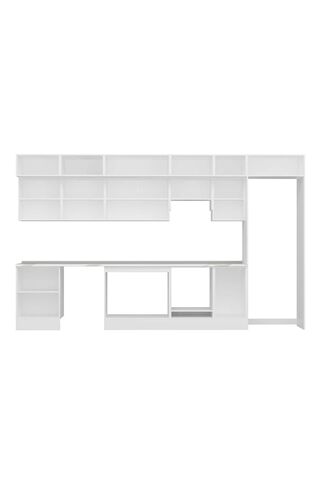 Alvinka 395X240 Cm High Gloss Mutfak Dolabı Mb-E90S60S45-1
