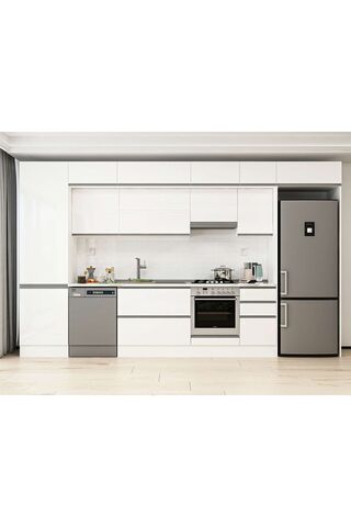 Alvinka 385X240 Cm High Gloss Mutfak Dolabı Mbb-E80B60S45-1