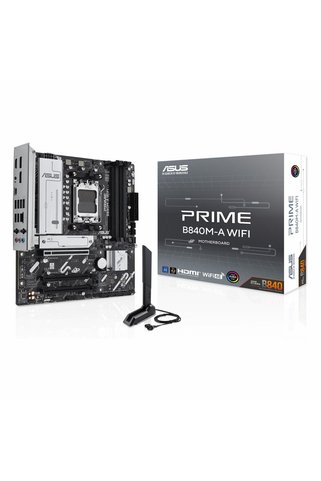ASUS Prime B840M-A WiFi DDR5 (7600MHz)OC M.2 HDMI/DP/USB-C PCIe 4.0 AM5 mATX Anakart
