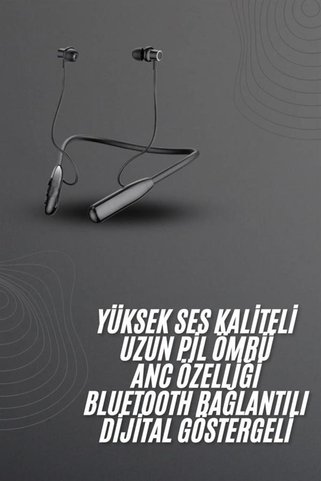 FMA 100 Saat Bluetooth Kulaklık Dijital Göstergeli ANC Özelliği Kablolu