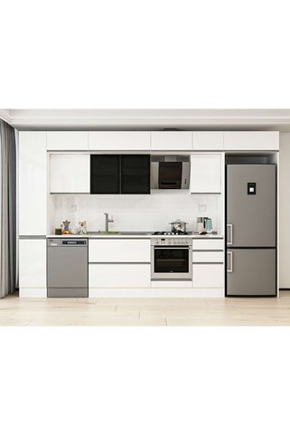 Alvinka 375X240 Cm High Gloss Mutfak Dolabı Mbb-E90B40S45-3