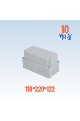 sebox Sıva Üstü Kare Buat Kutu 110x220x122 (10 Adet)