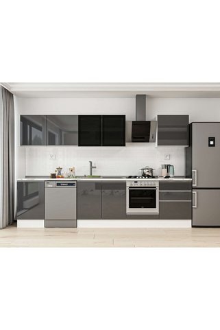 Alvinka 310X210 Cm High Gloss Mutfak Dolabı M-E80S50S60-3