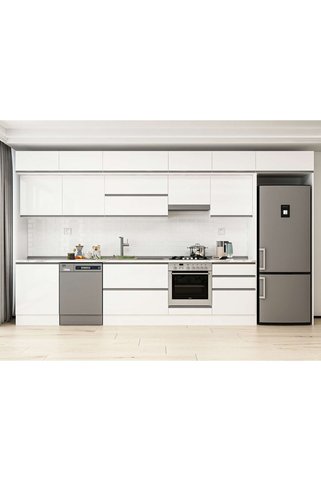 Alvinka 410X240 Cm High Gloss Mutfak Dolabı Mb-E90S60S60-1