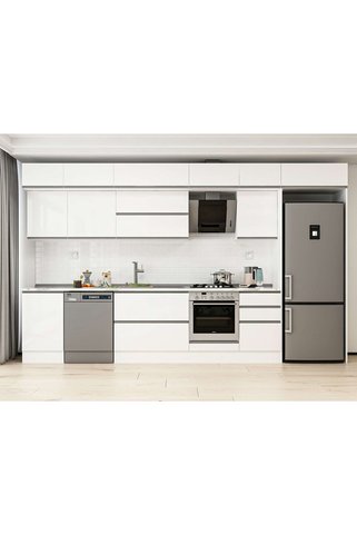 Alvinka 380X240 Cm High Gloss Mutfak Dolabı Mb-E80S50S50-2