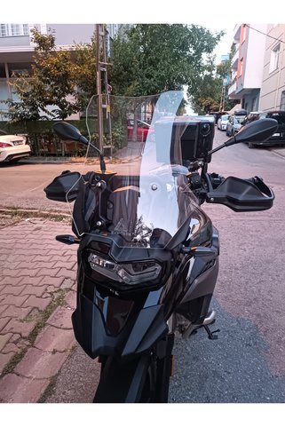 SAWTECH Bmw F800 Gs 2024 Uyumlu Model Tur Cami Şeffaf Veya Fume 44cm Kisa