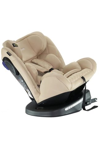 yoykoshop YOYKO Krem Ultimate 360 ° Dönebilir Yatabilir 0-36 Kg Deri Oto Koltuğu Isofıx/sıp/latch