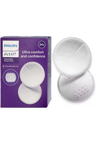 Hepta Collection Avent SCF25424 Göğüs Pedi, Beyaz