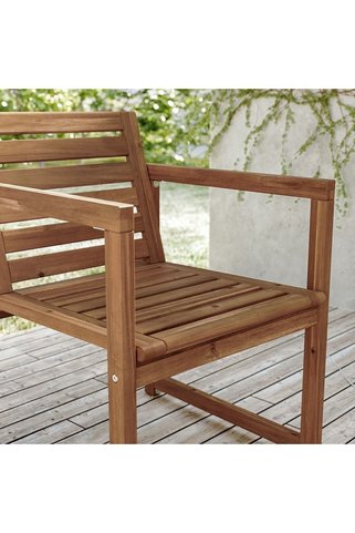 IKEA NÄMMARÖ kolçaklı sandalye, açık kahverengi Kentoylu