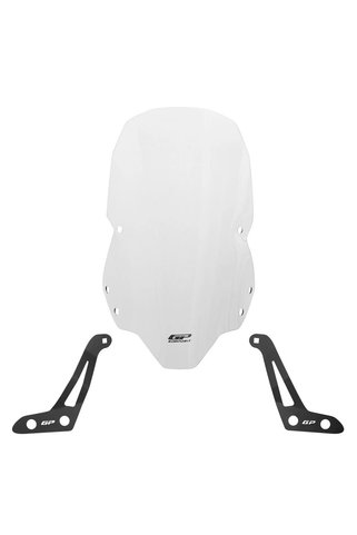 GP KOMPOZİT KYMCO DOWNTOWN GT 350 2024 UYUMLU ÖN SİPERLİK CAMI 64CM ŞEFFAF