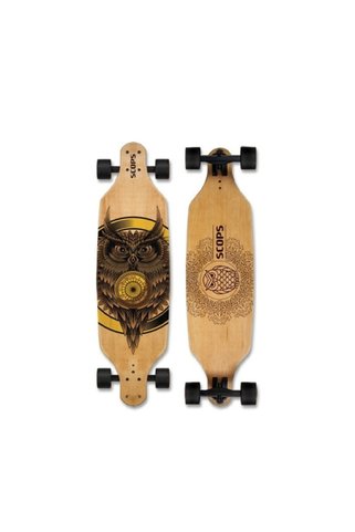 SCOPS Night Glider Longboard - Ahşap Kaykay