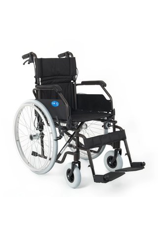 Comfort Plus Tekerlekli Sandalye | Hafif Alüminyum Şase,40cm Oturma Genişliği,Refakatçi Freni DM-321